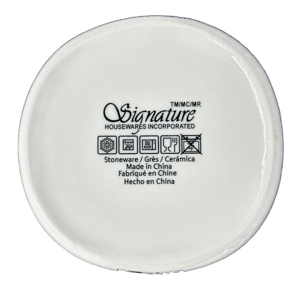 Signature Ceramic Art Mugs Bunny Rabbit and Lamb 17.5 oz Mugs Set of 2 - Picture 7 of 9